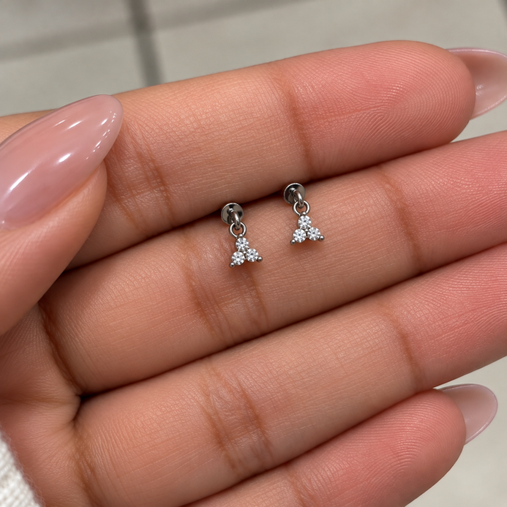 Upper helix hanging studs