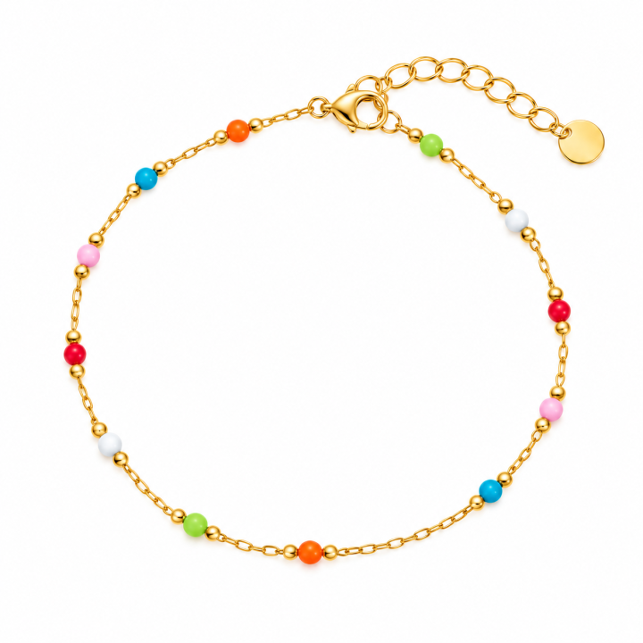 Rainbow anklet