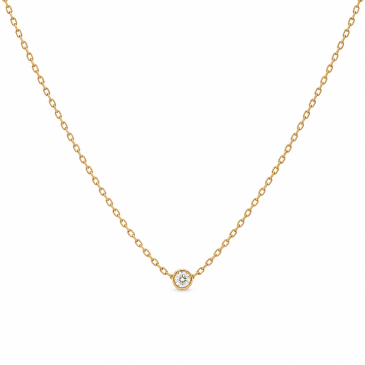 Dainty stone necklace