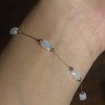 Ice blue bracelet