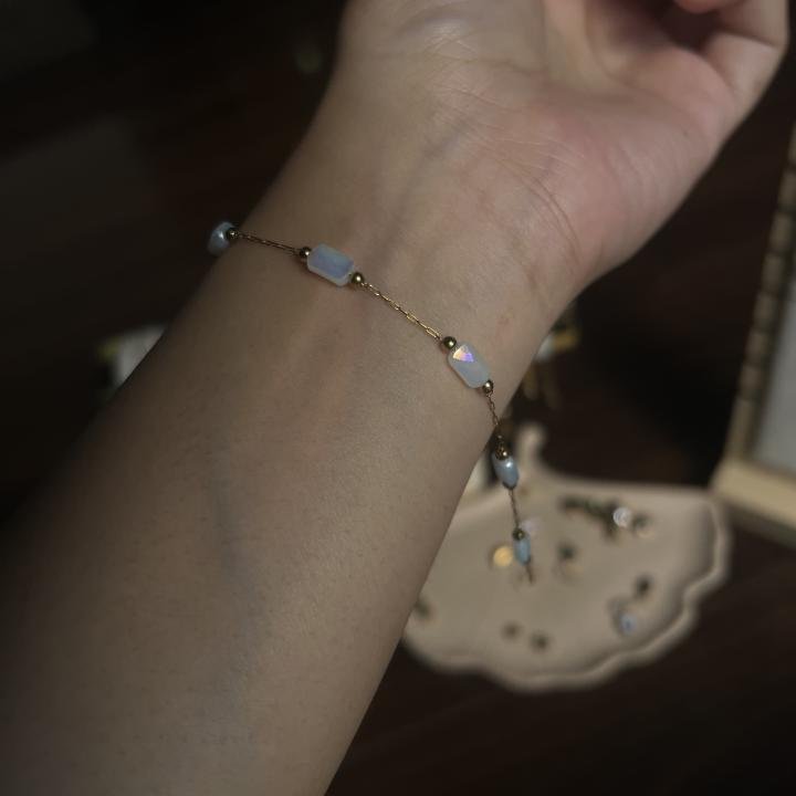 Ice blue bracelet