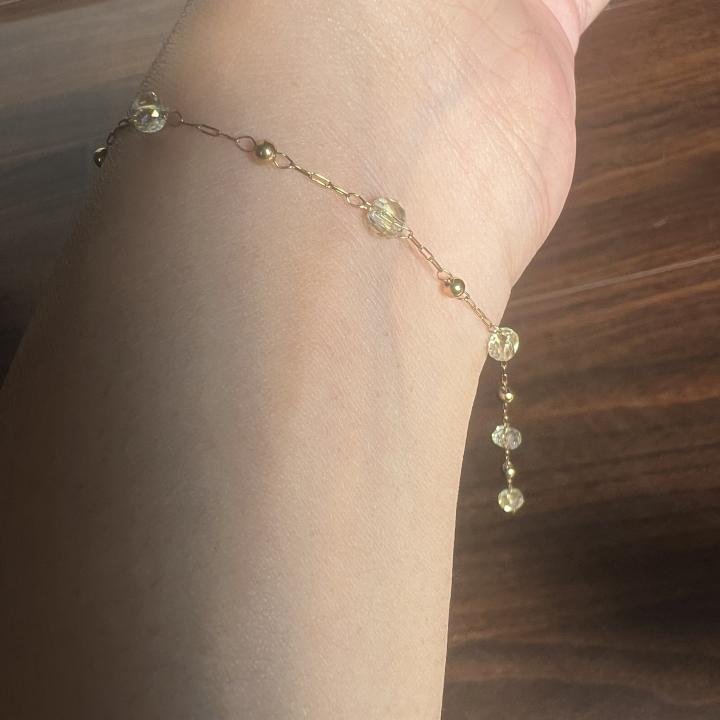 Mint pearl bracelet