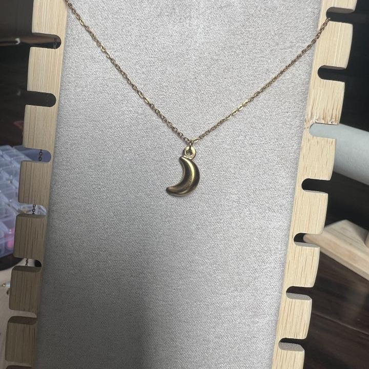 Crescent moon necklace