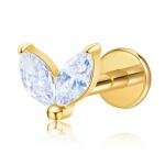 Dual leaf studs
