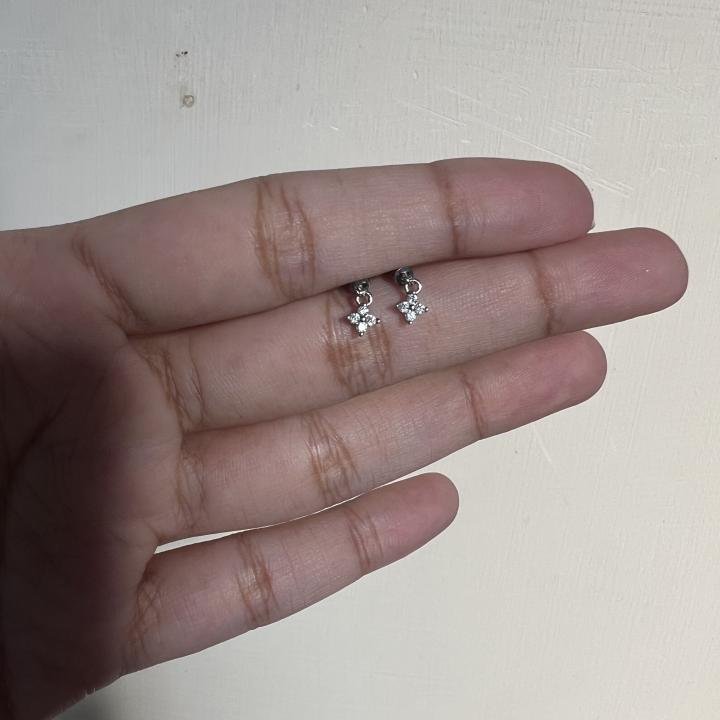 flower helix studs