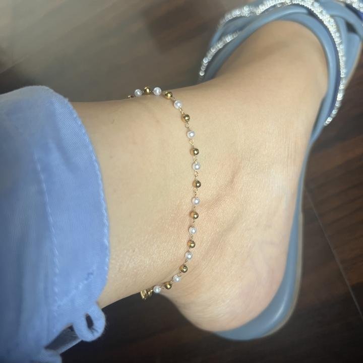 pearl anklet