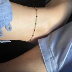 Black link anklet