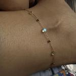 Minty anklet