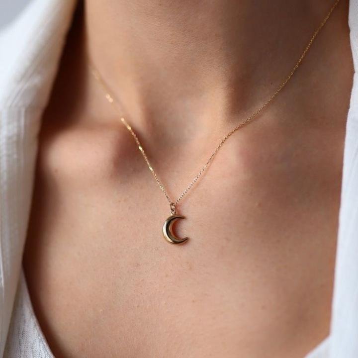 Crescent moon necklace