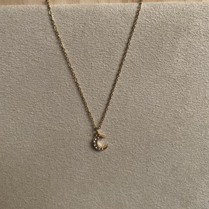Moon stone necklace